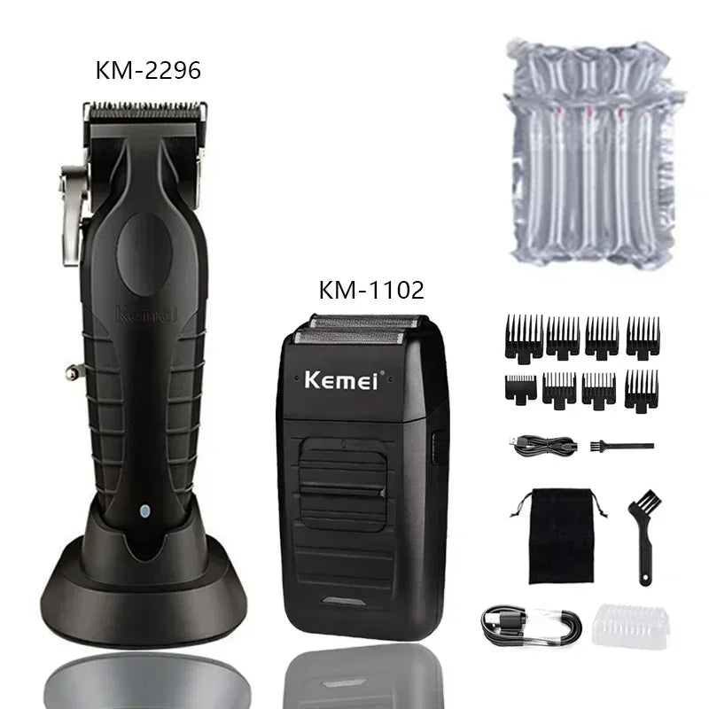 Kemei KM-2296 KM-2299 KM-1102 Professional Hair Clipper Kit