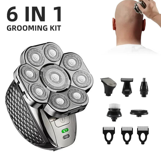 6 in1 Grooming Kits Electric Shaver Facial Body Electric Razor