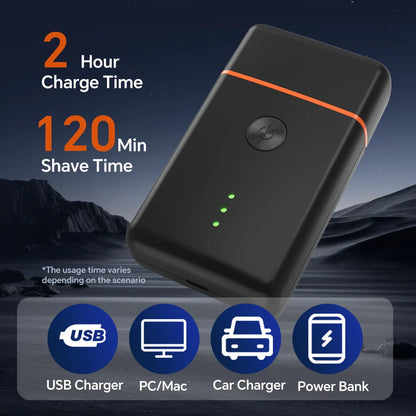 Electric Portable Waterproof Shaver USB Rechargeable Electric Shavers