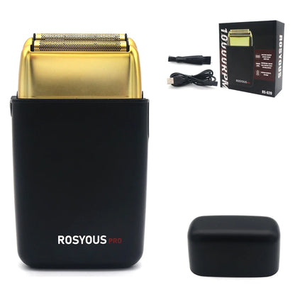 ROSYOUS RS-620 10000RPM Double Foil Shaver Barber Clipper