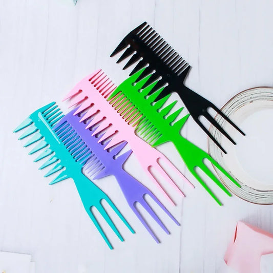 New Hair Texturizer Brush 3-In-1 Big Teeth Double Side