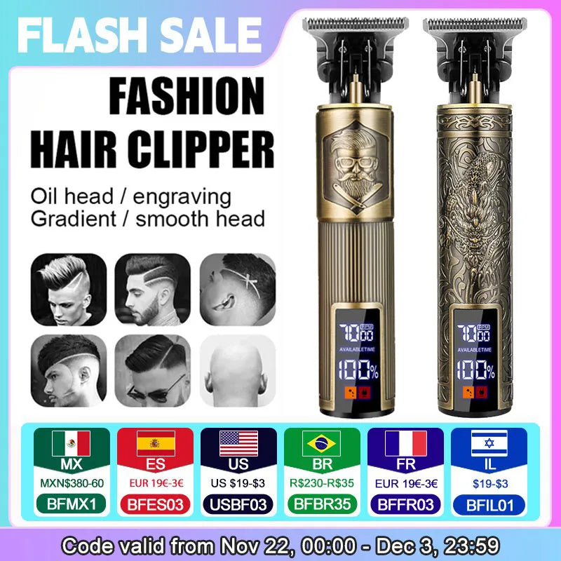 T9 Electric Hair Cutting Machine Hair Clipper Beard Shaving Shaver