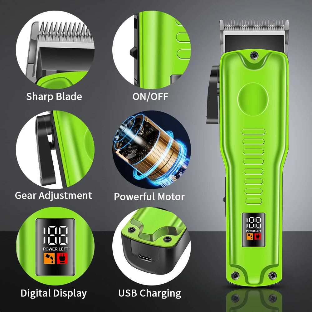 HIENA Hair cutting machine men's hair clipper hair Retro style