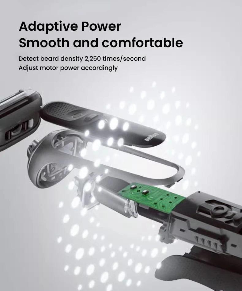 Braun 7 Series Pro Shaver 72-G1200s AUTO Mode Intelligent Shaving