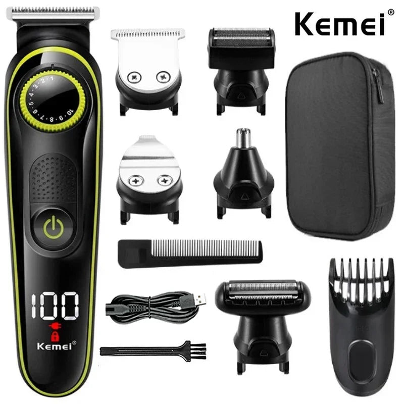 Kemei 696 Electric Hair Clipper Multifunctional Trimmer For Men