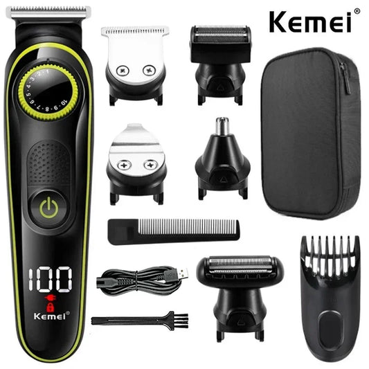 Kemei 696 Electric Hair Clipper Multifunctional Trimmer For Men