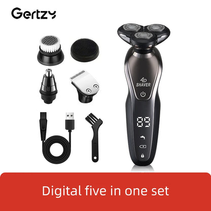 Men's 5-in-1 USB rechargeable electric shaver sets