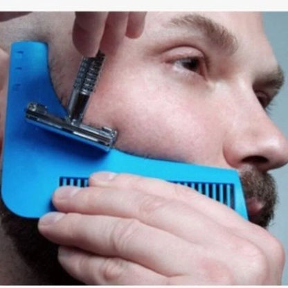 Men's Beard Comb Hairdressing Beard Care Styling Template