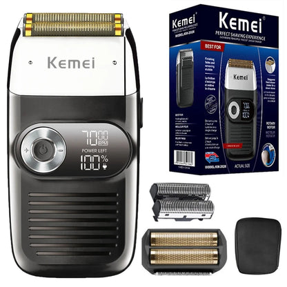 Kemei Rechargeable Hair Shaver For Men Electric Shaver