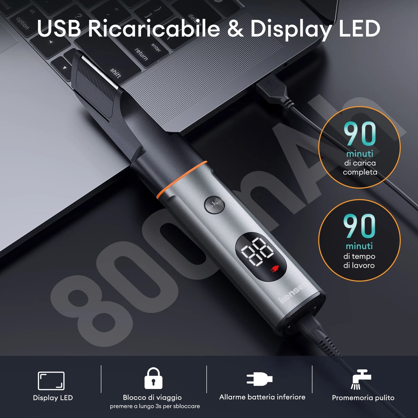 3 in 1 Body Hair Trimmer Kit for Men Hair Shaver