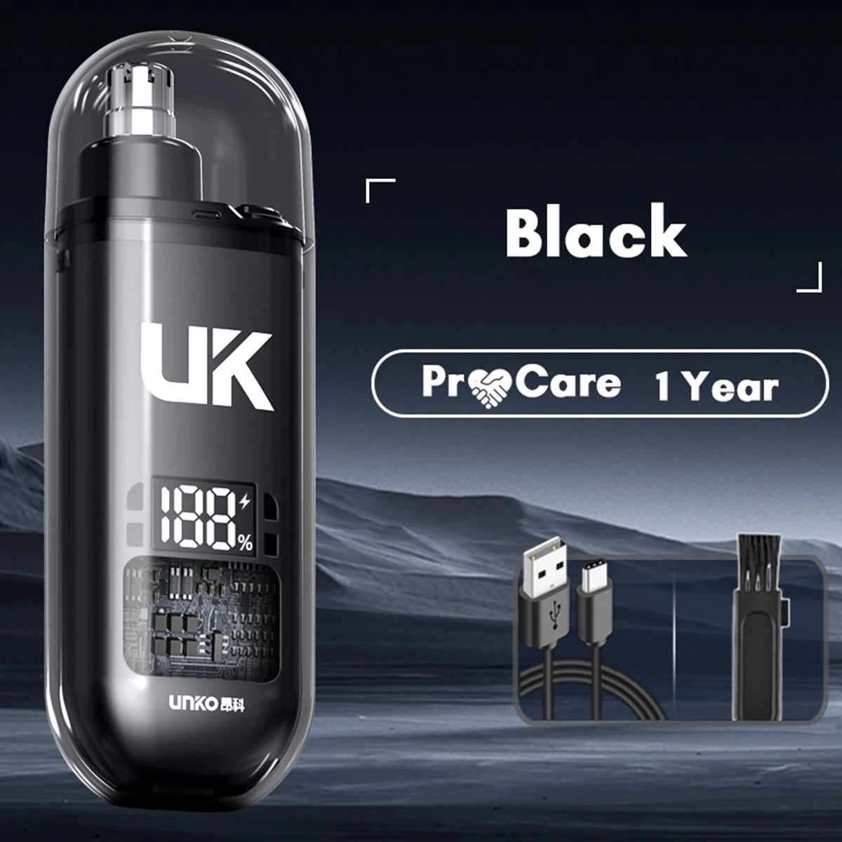 Portable Electric Nose Hair Trimmer Mini Pocket Trimmer