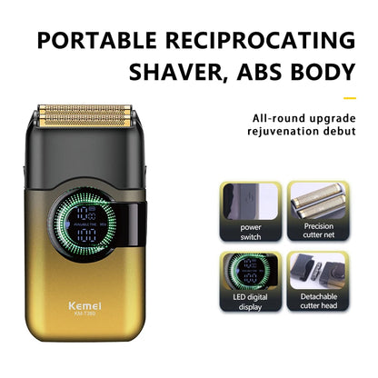 Kemei T389 Fashion Color Electric Shaver Hair Clipper Shaver
