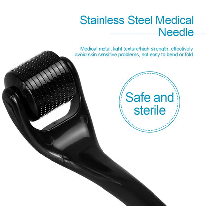 Professional Titanium Derma Roller for Facial Body Hair Growth