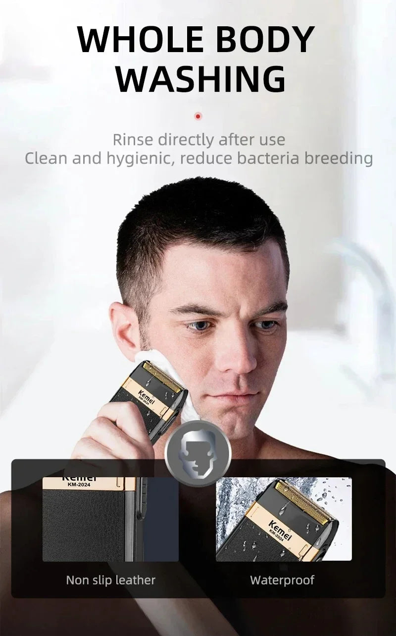 Kemei Hair Clipper Electric Hair Trimmer for Men Electric Shaver