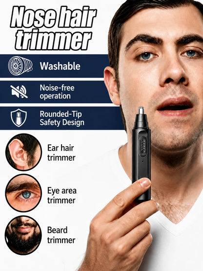 Newly Upgraded 2.0 Nose Hair Trimmer Electric Rechargeable