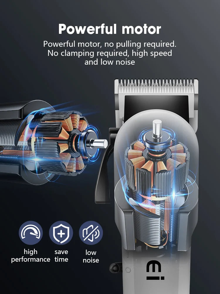 Kemei-809A Professional Hair Trimmer Adjustable Electric Clipper