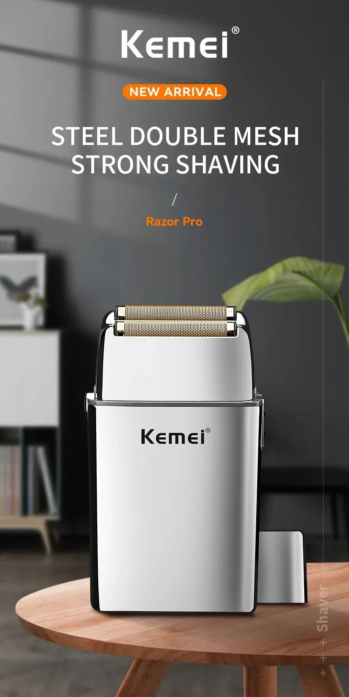 Kemei Tx5 Pro Metal Housing Barber Shop Hair Electric Shaver