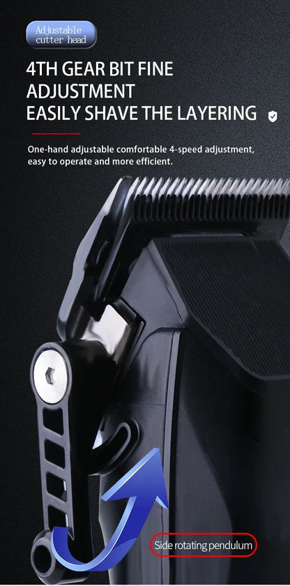 Kemei Professional Barber Hair Clippers USB Trimmer