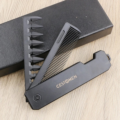 Double/Triple Tooth Portable Folding Hair Comb