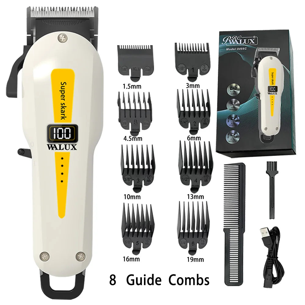 Professional Barber Hair Clipper Lithium Battery USB Chargeable Trimmer