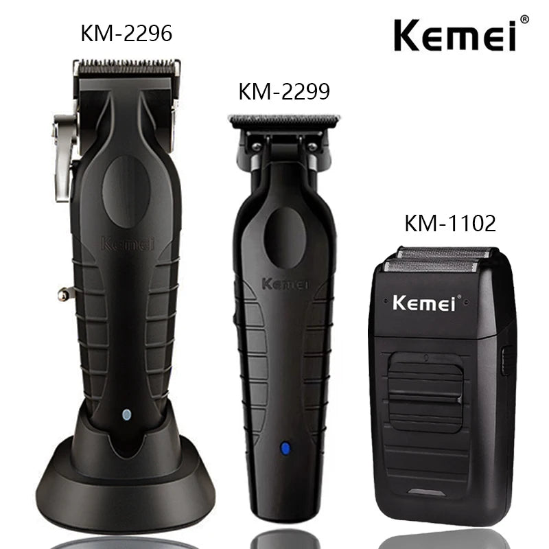 Kemei KM-2296 KM-2299 KM-1102 Professional Hair Clipper Kit