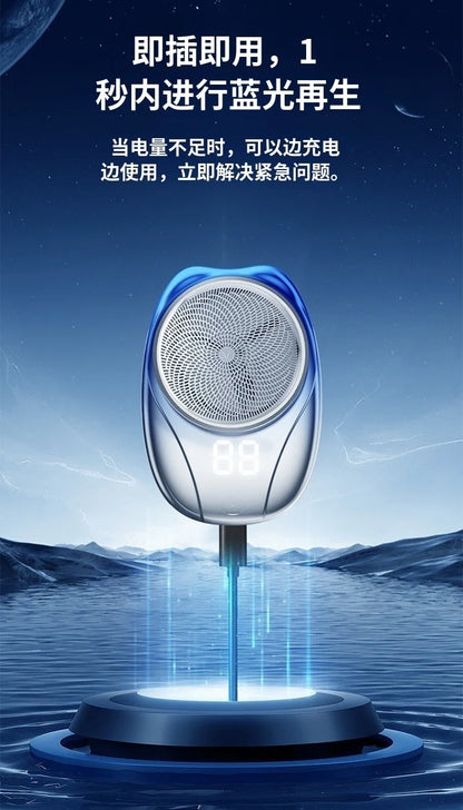 Portable rechargeable shaver full body washable shaver set