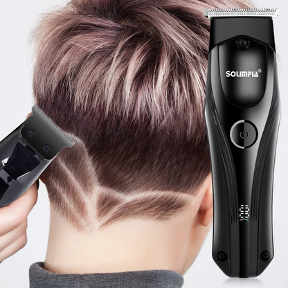 Solimpia Portable Home Hair Trimmer Intelligent Lithium Battery