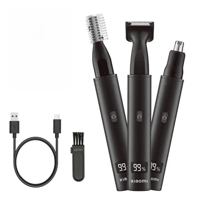 XIAOMI New 3 in 1 Electric Rechargeable Nose Ear Hair Trimmer