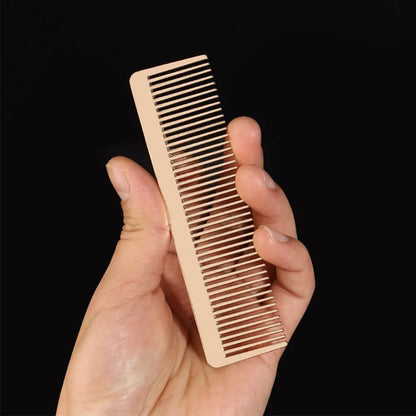 Zinc Alloy Hair Comb Metal Barber Beard Styling Cutting