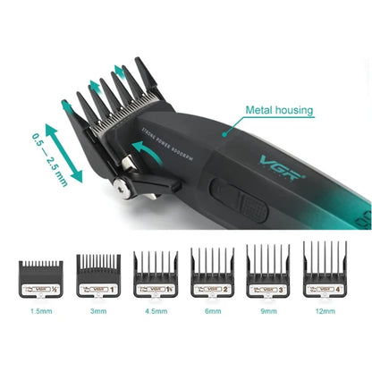 Original VGR Metal 9000RPM Hair Clipper Hair Cutting