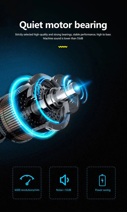 T9 LCD Electric Hairdresser Oil Shaving Head Electric Clipper