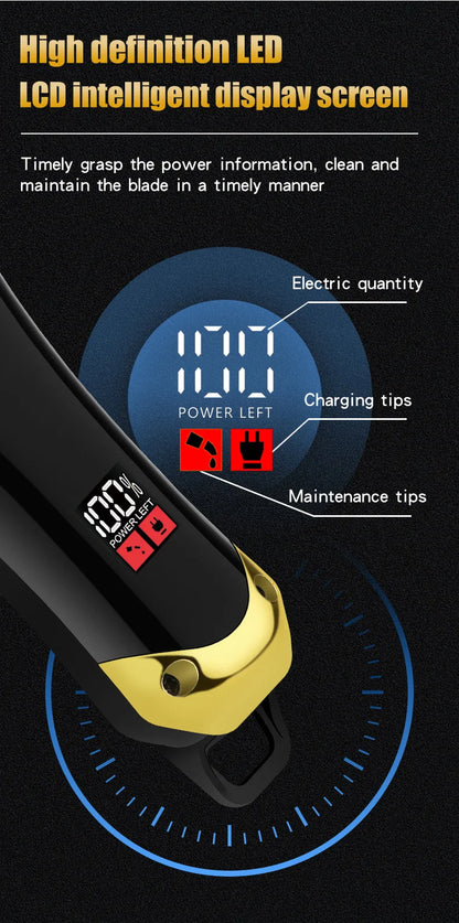 USB Rechargeable Hair Clippers for Men, Three-piece Set