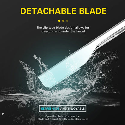 Manual Shaver Stainless Straight Edge Steel Sharp Razor