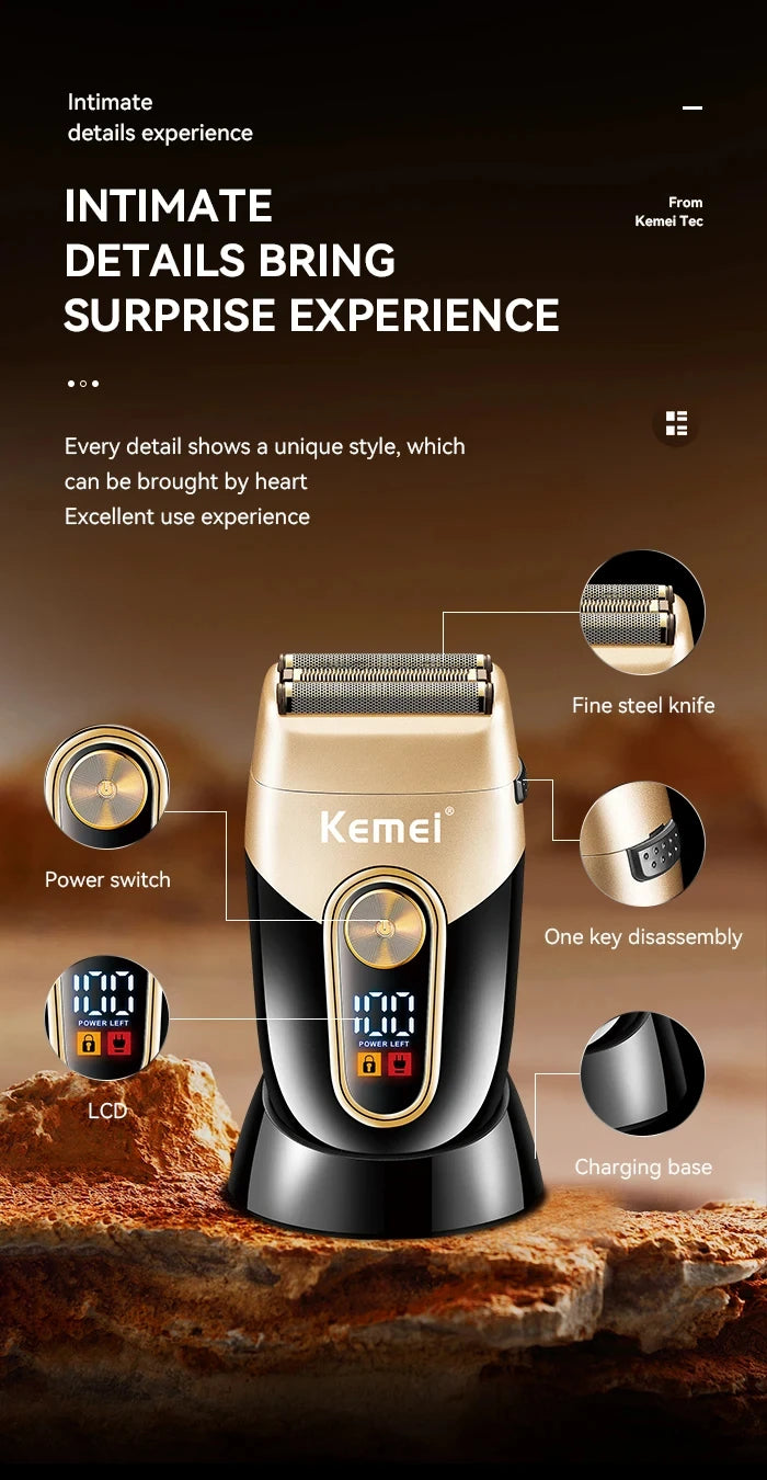 KM-3209 Shaving Machine Foil Trimmer Razor Shaver