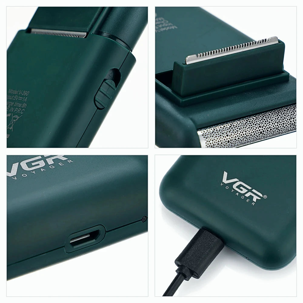 VGR Electric Shaver Professional Beard Trimmer Razor V-390