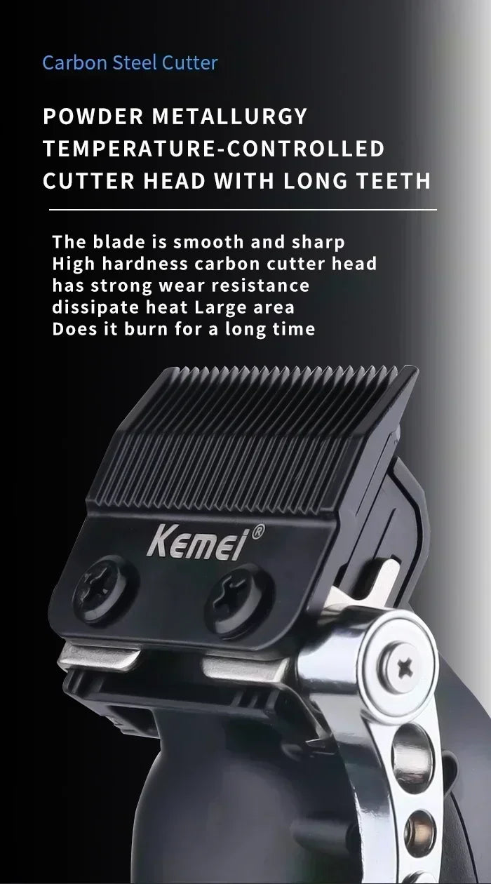 Kemei Electric Hair Clipper Kit Men's Hair Trimmer KM-2296 KM-2299 KM-1102