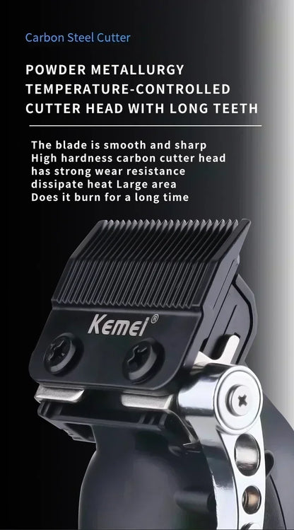 Kemei Electric Hair Clipper Kit Men's Hair Trimmer KM-2296 KM-2299 KM-1102