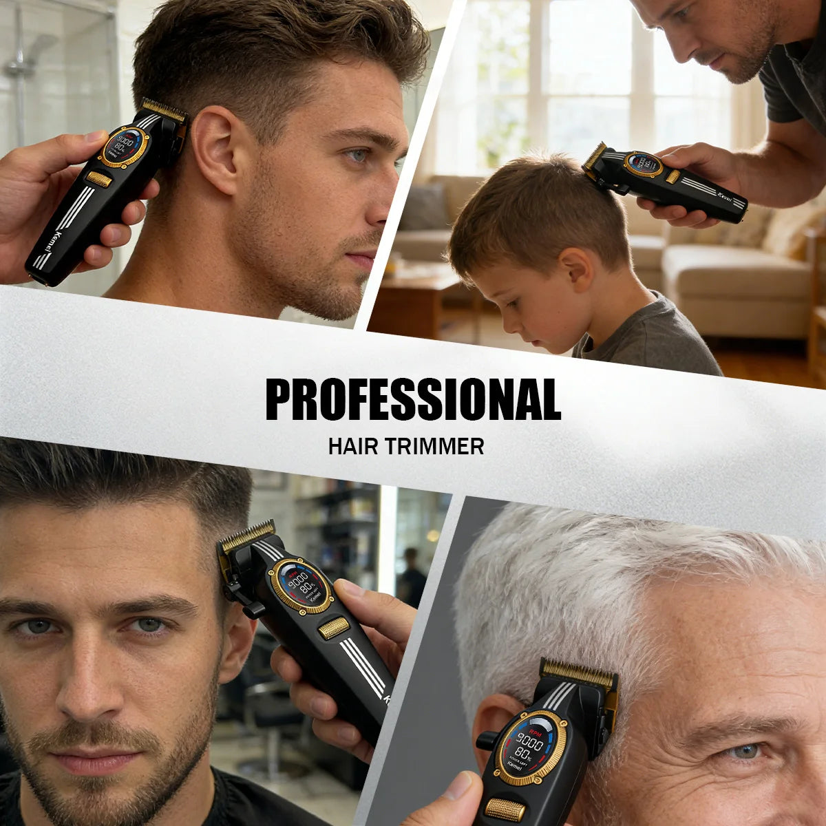 Kemei Trimmer Professional Rechargeable Clippers KM-1685 KM-1692
