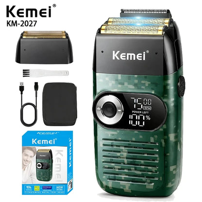 Original Kemei KM-2026 KM-2027 2 In 1 Electric Shaver
