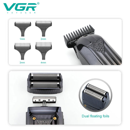 VGR Trimmer Professional Hair Cutting Machine Cordless Hair Clipper V-644