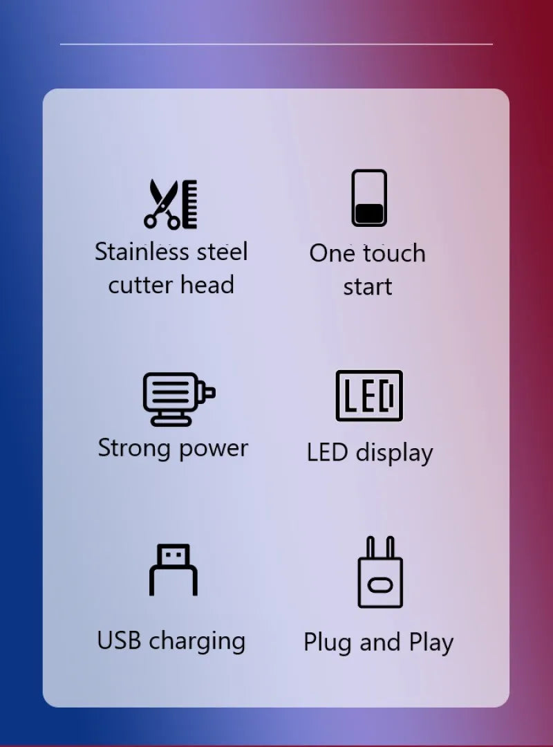 Kemei KM-251Professional Hair Clipper for Men Clippers Razor