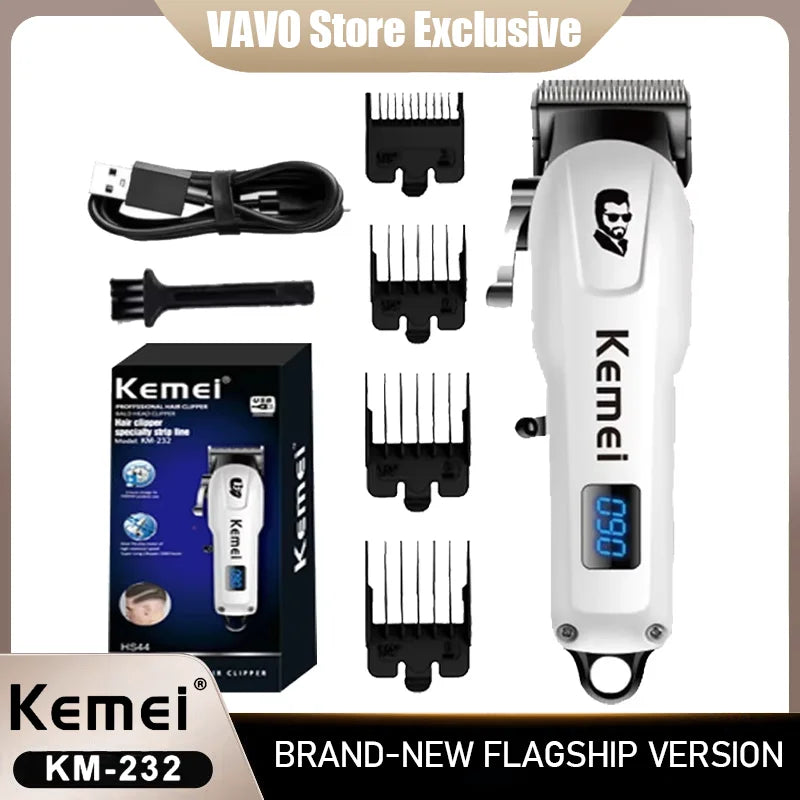 Kemei KM-232 Professional Hair Cutting Machine Electric Hair Clipper