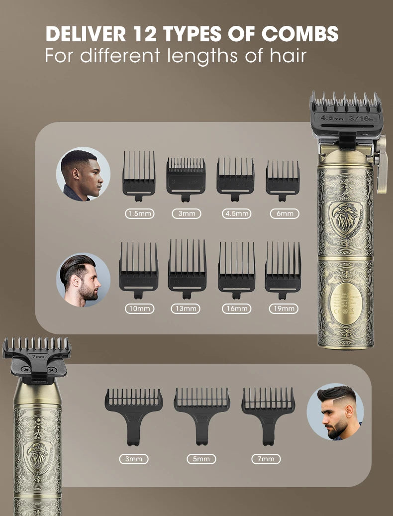 RESUXI XHJ-188 8500 RPM Professional Hair Clipper Electric Shaver