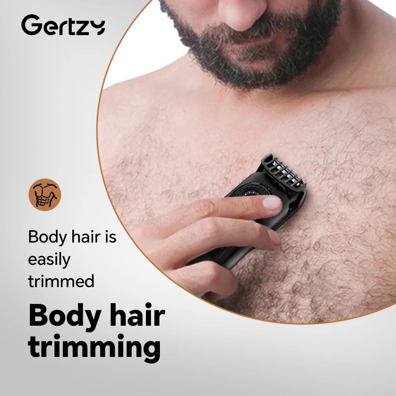 Electric hair clipper kit with digital display multifunctional