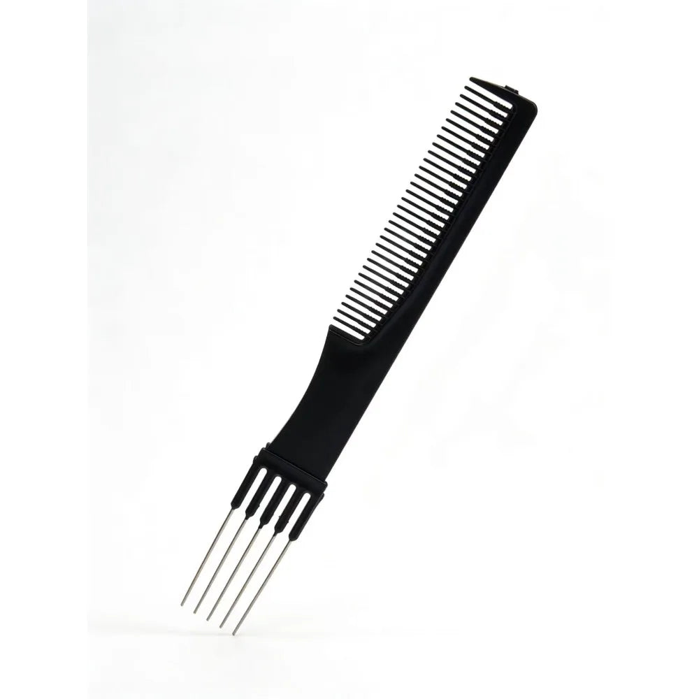 Stainless Steel & Plastic Hair Tail Comb Styling Tool