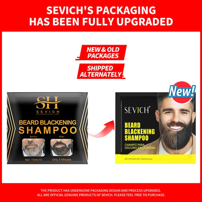 Natural Hair Dye Black Beard Shampoo Beard Coloring