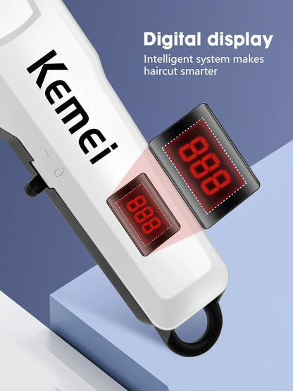 Kemei-809A Professional Hair Trimmer Adjustable Electric Clipper