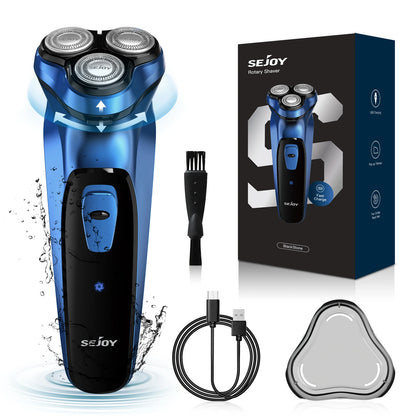 Sejoy Electric Razor for Men Waterproof Rechargeable Electric Shavers