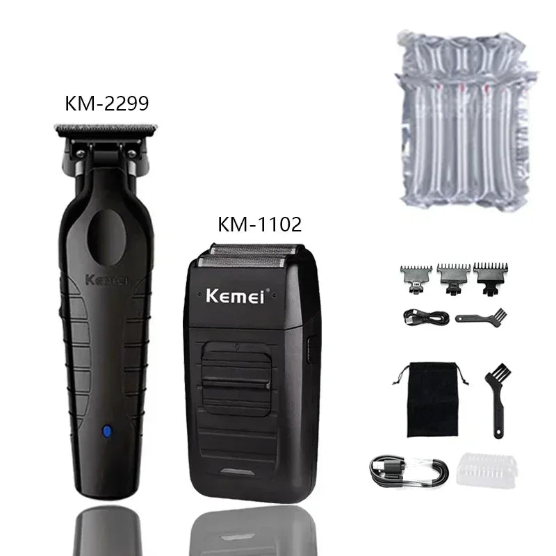 Kemei KM-2296 KM-2299 KM-1102 barber Hair Clipper Kit