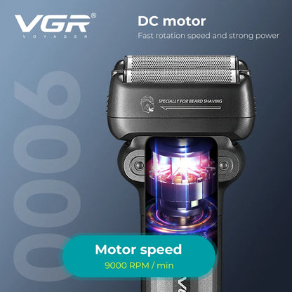 VGR Electric Shaver Professional Shaving Machine 9000 RPM V-368